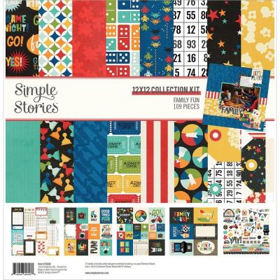 Simple Stories Family Fun Designpapier - Collection Kit